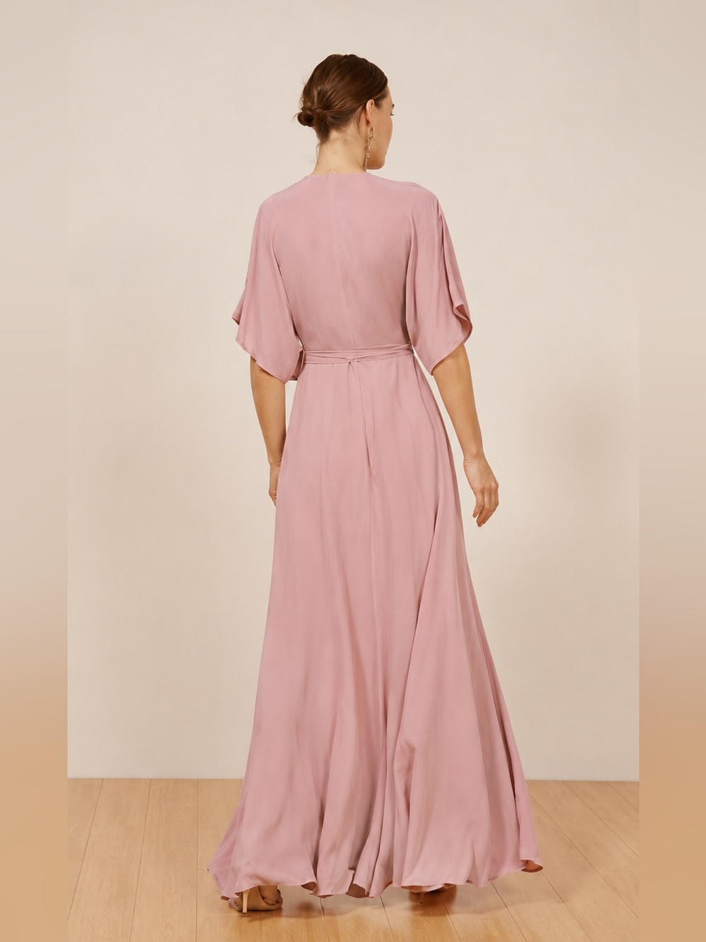 New! Winslow Pink Wrap Maxi Dress with Side Slit 🌸 Small NWT! - Picture 3 of 15